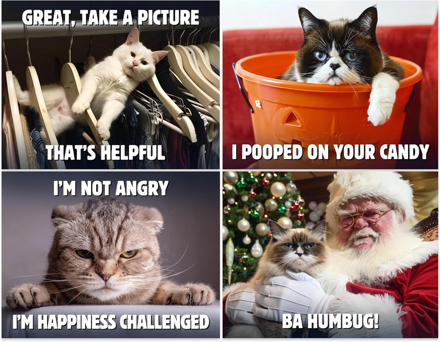 ๐พ2025 Peed-Off Cats Calendar - Funny Cat Themed Gifts For Cat Lovers