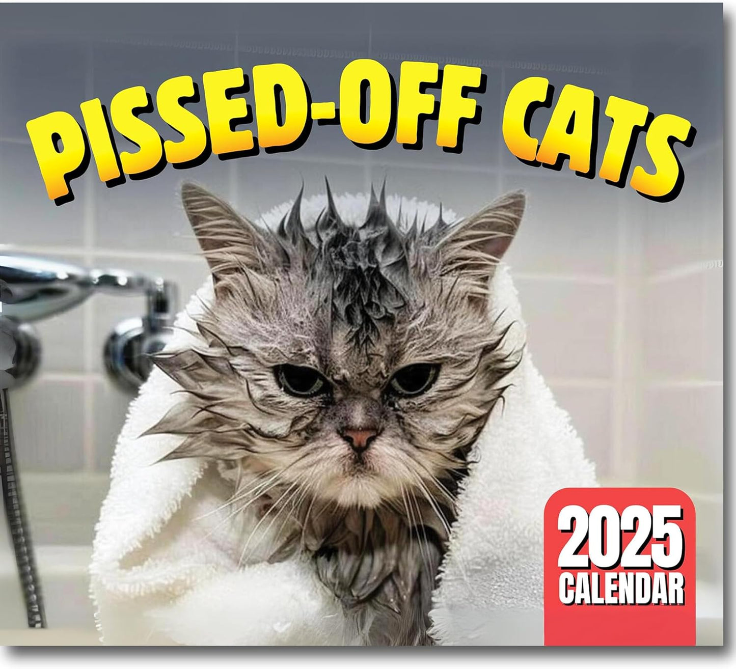 ๐พ2025 Peed-Off Cats Calendar - Funny Cat Themed Gifts For Cat Lovers