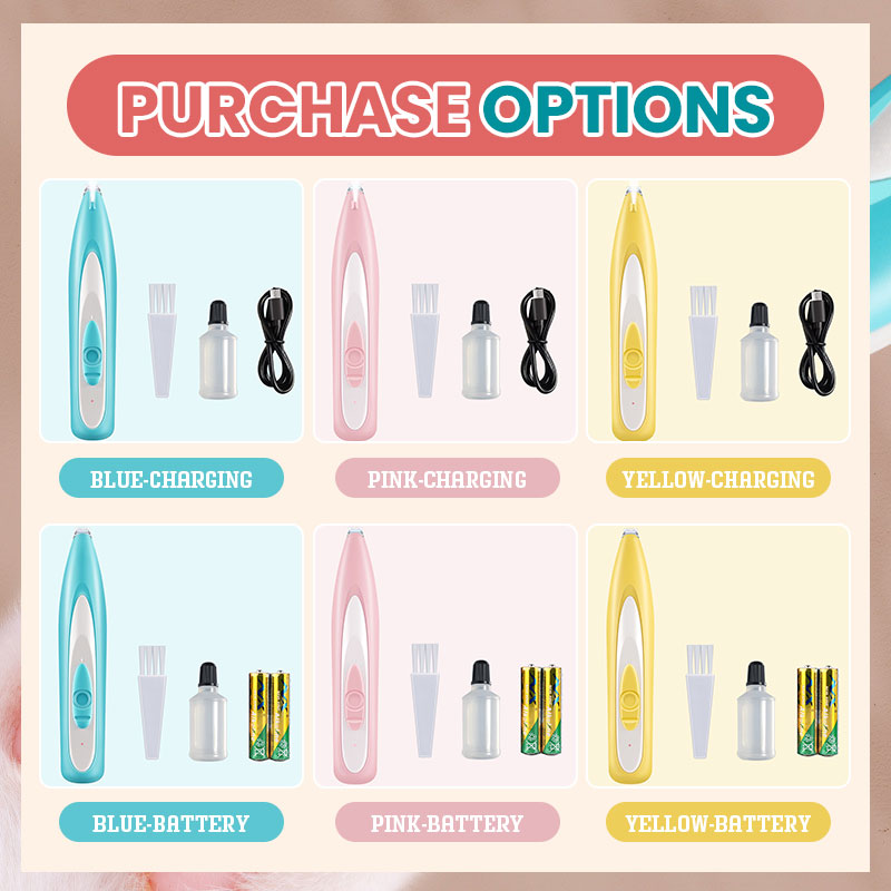 🐾Pet Hair Clipper With Light