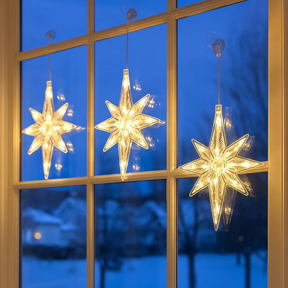 🎄 Christmas Flash Deal 🎁 49% OFF ✨ LED Suction Cup Christmas Lights — Cozy Holiday Home Décor!