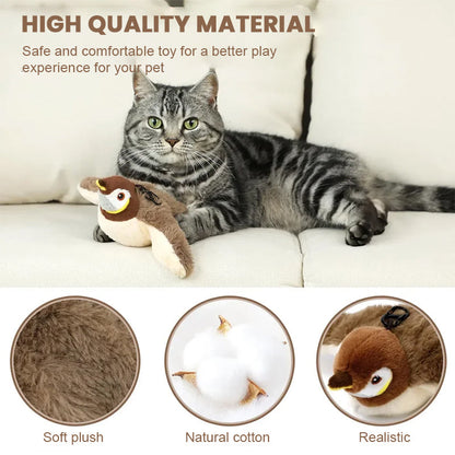 😻Simulation Electric Sparrow Shaking Bird
