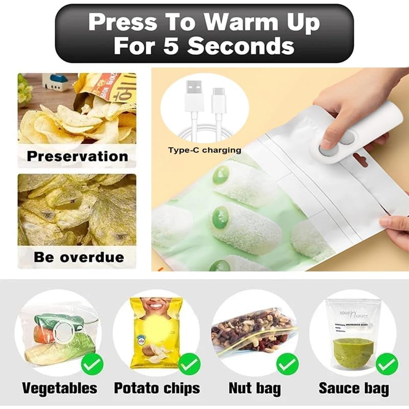 🎁 2025 Upgraded Mini Bag Sealer