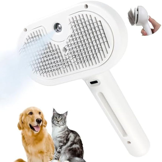 YoPoll Mist Massage Brush SheddyMist PuffGroom GroomFlow