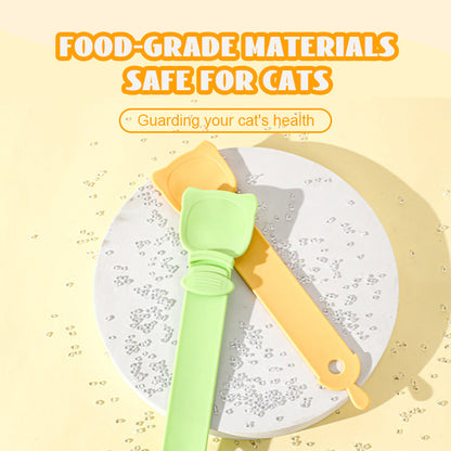 🐾Cat Strip Non-Dirty Hand Feeding Spoon