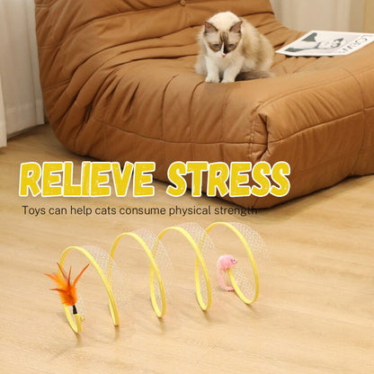🐾S-Type Cat Tunnel Toy