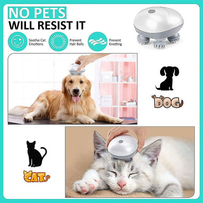 🐾Pet Mini Electric Four Claw Massager