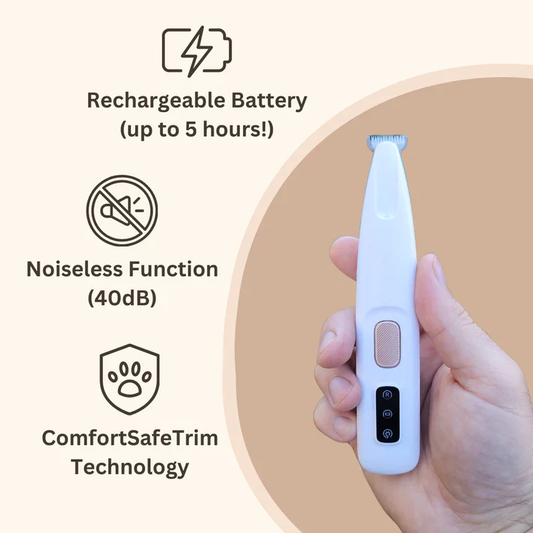 🔥2025 New Pet Paw Trimmer!The ceramic blade won't hurt them at all! -- Low Noise,Waterproof, Precision Grooming