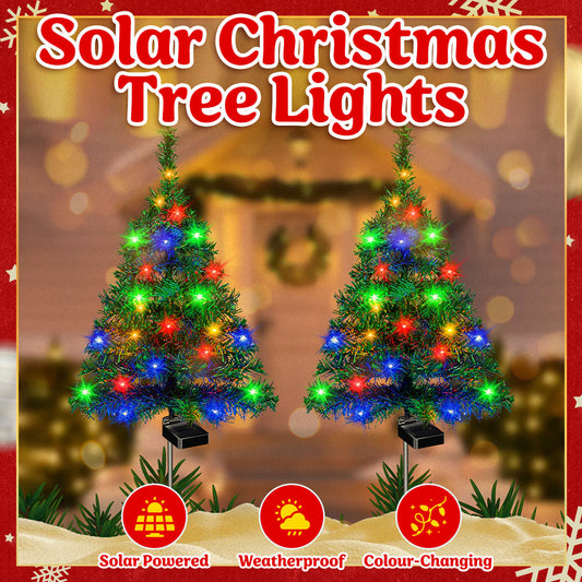 ✨Solar Christmas Tree Lights 🎄 Holiday Outdoor Decorations🌟