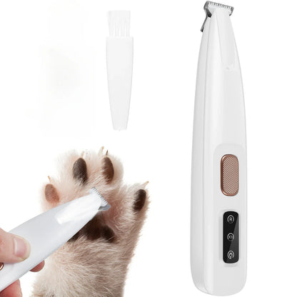 🔥2025 New Pet Paw Trimmer!The ceramic blade won't hurt them at all! -- Low Noise,Waterproof, Precision Grooming