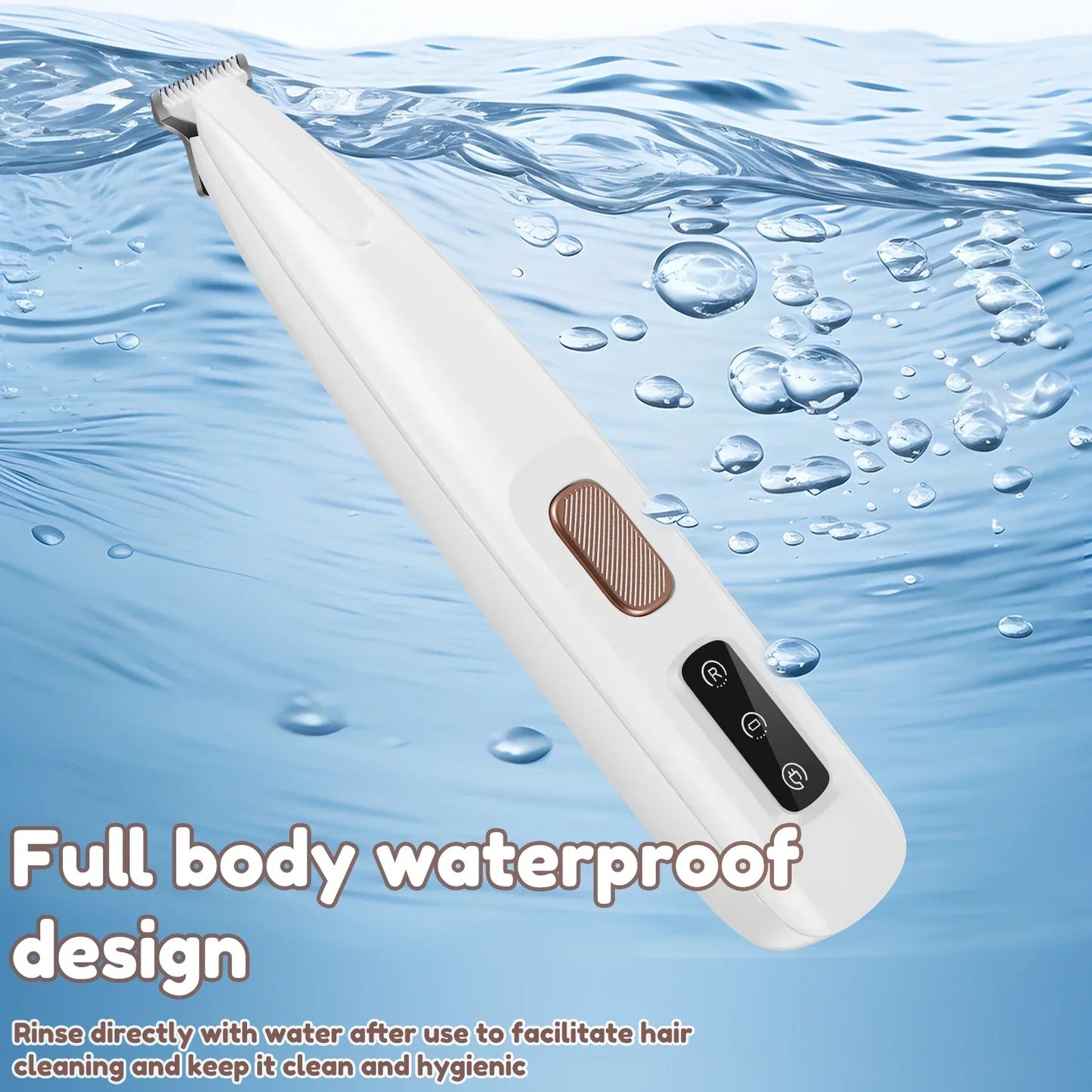 🔥2025 New Pet Paw Trimmer!The ceramic blade won't hurt them at all! -- Low Noise,Waterproof, Precision Grooming