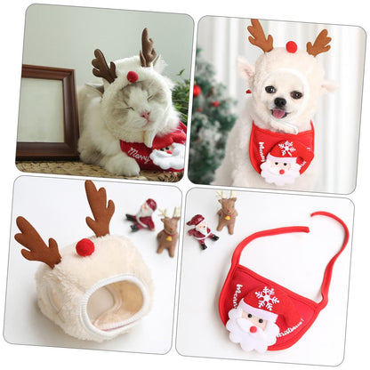 🐾Adorable Christmas Tree Pom-Pom Hat